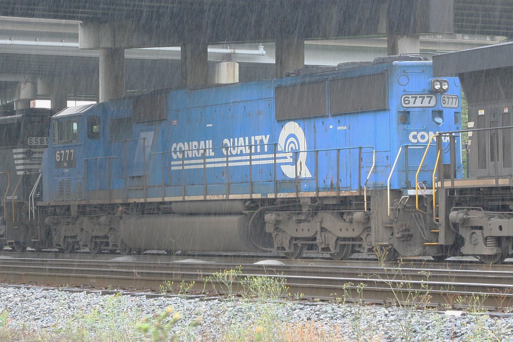 NS 6777 on a SB coal train